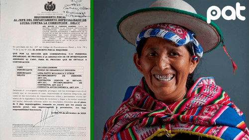 Fiscalía asigna investigador para exdiputada Lidia Patty por desfalco al fondo indígena