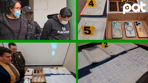 Desmantelan red criminal en Oruro por falsificación de folios reales