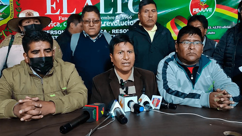 Rechazo a la toma política de la Fejuve de El Alto