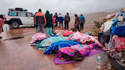 Accidente fatal en la carretera Potosí-Oruro deja más de 20 muertos y 19 heridos