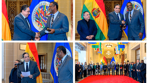 Bolivia asume presidencia del Consejo Permanente de la OEA 