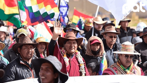 Evo respalda movilización a La Paz y anuncia presión nacional