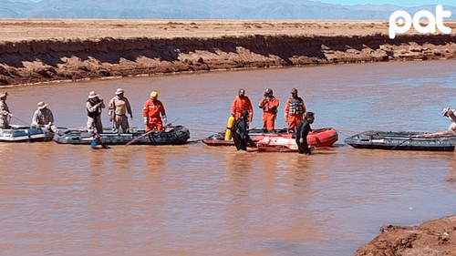 Hallan un cuerpo en el río Desaguadero