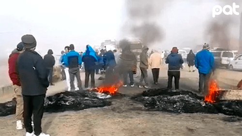 Bloqueos por falta de combustible en La Paz