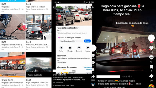 Escasez de combustible genera nuevos emprendimientos en Santa Cruz