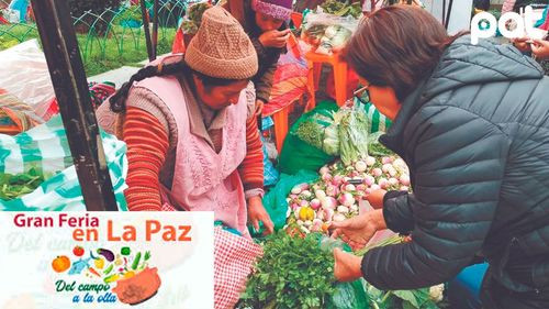 Feria “Del campo a la olla” llega a La Paz